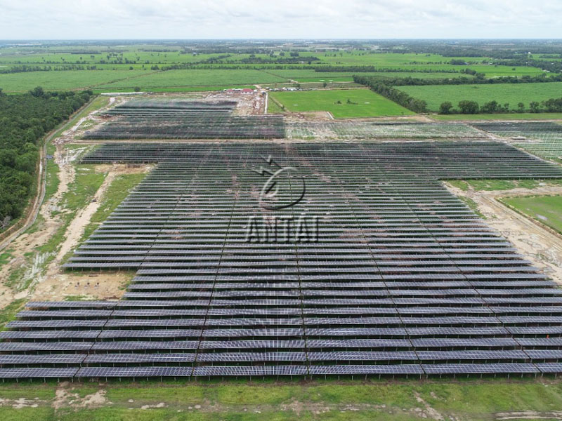Antaisolar offered solar racking for 26MW solar plant in Cambodia
